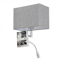 Бра Nowodvorski Hotel Mood Led Gray 11793