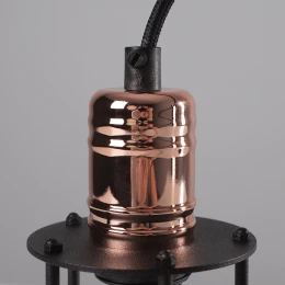 Подвесная люстра Nowodvorski Серия Workshop B (Воркшоп B) Цвет Black/Copper (Черный/Медь) арт. 6336