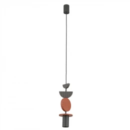 Подвесная люстра Nowodvorski Серия Drops (Дропс) Цвет Umbra gray/Terracotta (Темно-серый/Терракот) арт. 11196