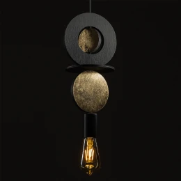Подвесная люстра Nowodvorski Серия Drops Wood E (Дропс Вуд E) Цвет Black Черный) арт. 11177