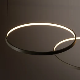 Подвесная люстра Nowodvorski Серия Circolo Led M (Чирколо Лед M) Цвет Silk Olive Шелковый оливковый) арт. 11398