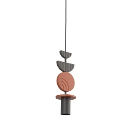 Подвесная люстра Nowodvorski Серия Drops (Дропс) Цвет Umbra gray/Terracotta (Темно-серый/Терракот) арт. 11196