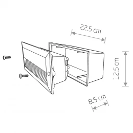 Бра Crystal Lux CASA AP2 BRASS