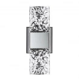 4365/5WL HIGHTECH ODL23 433 хром полированный/стекло Настенный св-к IP20 LED 10W 634Лм 3000K RICCI