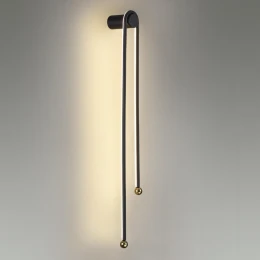 6633/18WL HIGHTECH ODL24 285 металл/черный/акрил Настенный светильник IP20 LED 18W 3000K 220V MEMFI