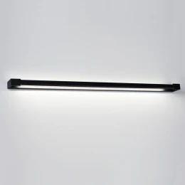 3888/36WL HIGHTECH ODL26 495 Настенный поворотный светильник черный/металл IP44 LED 36W 2700Лм 4000K 220V ARNO