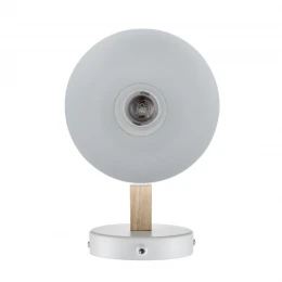 8095/1W MODERNI LN26 340 белый/белый металл, дерево/металл Бра Е27 1*60W 220V COLANGE