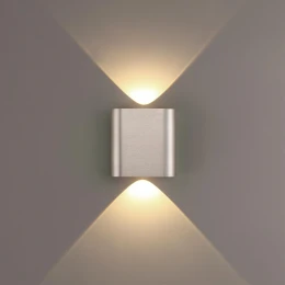7106/2WL HIGHTECH ODL26 441 Настенный светильник светильник матовый никель/металл IP20 LED 2W 3000K 220V MAGNUM