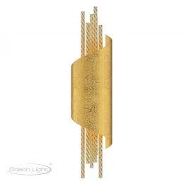 3901/5W L-VISION ODL20 521 золотистый/стекло/металл Настенный светильник LED 4000K 5W 220V MONICA