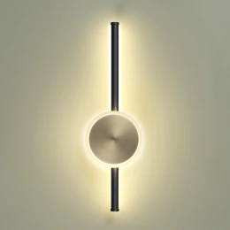 4256/12WL HIGHTECH ODL21 453 черн/бронза/металл Настен.светильник IP20 LED 12W 760Лм 3000K STILO