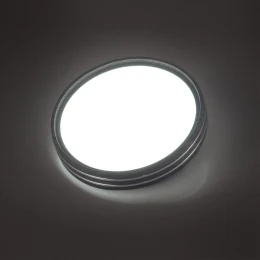 7604/CL PALE SN 124 Светильник пластик/белый/венге/хром LED 30Вт 4000К D280 IP43 TROSTO