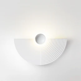 7198/6WL HIGHTECH ODL27 Настенный светильник металл/гипс/белый IP20 LED 6W 3000K 220-240V SUN GATE