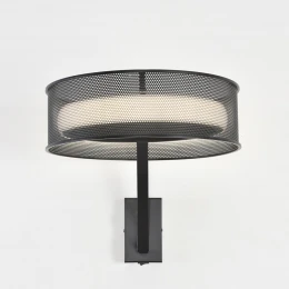 8370/15WL LEDIO LN26 304 черный, металл/силикон Бра LED 15W 3000/4000/6000K 220V ALVA