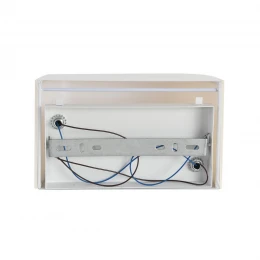 8327/2W MODERNI LN26 424 белый/бежевый, металл/текстиль/пластик Бра E14 LED 2*10W 220V GOFERA