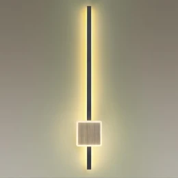4257/18WL HIGHTECH ODL21 453 черн/ант.бронза Настен.светильник IP20 LED 18W 1148Лм 3000K STILO