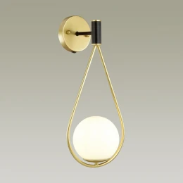 4810/1W PENDANT ODL21 415 золтой/черный/белый Бра с выкл. E14 1*40W FLARI