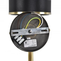 8406/1W MODERNI LN26 000 античная бронза/черный металл/текстиль Бра Е14 40W 220V DEMETRA