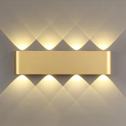 3893/8WL HIGHTECH ODL20 000 золотистый/металл Настенный светильник LED 3000K 8W 220V MAGNUM
