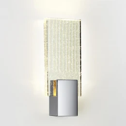 4363/5WL HIGHTECH ODL23 433 хром полированный/металл/стекло Настенный св-к IP20 LED 5W 261Лм 3000K RICCI