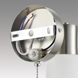 8099/1W COMFI LN26 105 никель/белый металл/стекло Бра Е14 1*40W 220V MAVE