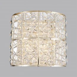 5071/32WL HALL ODL24 595 золото/прозрачный/металл/хрусталь/стекло Бра LED 15W 3700K VERSION