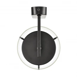 8232/1WY УЦЕНКА(НЕВОЗВРАТНЫЙ ТОВАР) COMFI LN25 000 черный/прозрачный, металл/стекло Бра LED GX70 1*10W 220V NATALINA