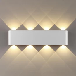 7192/8WL HIGHTECH ODL27 Настенный светильник белый/металл IP20 LED 8W 3000K 220V MAGNUM