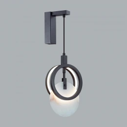 5422/17WL HIGHTECH ODL_EX25 083 черный/металл/алебастр Настенный светильник LED 17W 3000K 986Лм MERCURY