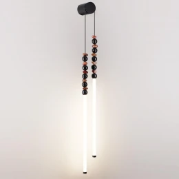 7187/16WL HIGHTECH ODL26 223 Настенный светильник черный/акрил/агат/металл IP20 LED 16W 3500K 220V MONELLA
