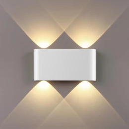 7192/4WL HIGHTECH ODL27 Настенный светильник белый/металл IP20 LED 4W 3000K 220V MAGNUM