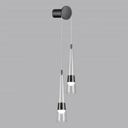 5044/24WL L-VISION ODL24 000 глянц.темн.хром/прозрачный/металл/стекло Бра LED 24W 3000K 2536Лм LUMP