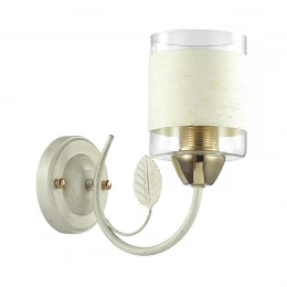 3029/1WY УЦЕНКА(НЕВОЗВРАТНЫЙ ТОВАР) COMFI LN16 000 золото, белый с золотой патиной Бра E27 60W 220V FILLA