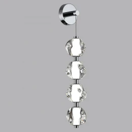 5084/17WL L-VISION ODL25 561 хром/прозрачный/металл/акрил Бра LED 17W 4000K 850Лм JEMSTONE