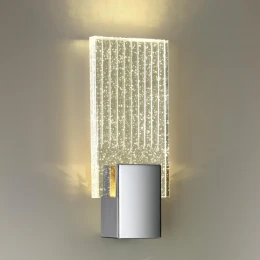 4363/5WL HIGHTECH ODL23 433 хром полированный/металл/стекло Настенный св-к IP20 LED 5W 261Лм 3000K RICCI
