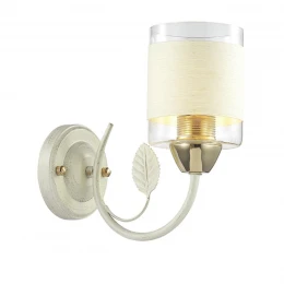 3029/1WY УЦЕНКА(НЕВОЗВРАТНЫЙ ТОВАР) COMFI LN16 000 золото, белый с золотой патиной Бра E27 60W 220V FILLA