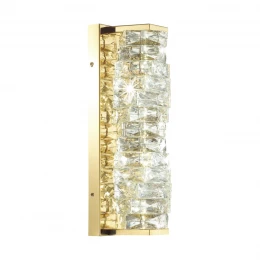 4999/10WL HALL ODL23 623 золотой/прозрачный/металл/хрусталь Бра LED 10W 4000K STRAZA