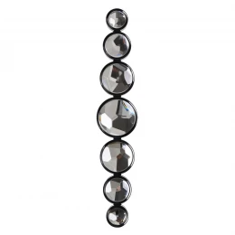 7174/15WL L-VISION ODL26 Настенный светильник  черный/хрусталь/металл IP20 LED 15W 3000K 220-240V SPILLA