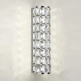 4927/8WL L-VISION ODL24 583 хром/металл/хрусталь Настенный светильник LED 8W 4000K 463Лм PANTA