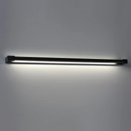 3888/36WL HIGHTECH ODL26 495 Настенный поворотный светильник черный/металл IP44 LED 36W 2700Лм 4000K 220V ARNO