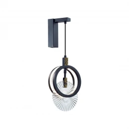 5421/17WL HIGHTECH ODL_EX25 083 черный/золото/металл/стекло Настенный светильник LED 17W 3000K 986Лм MERCURY