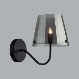 6570/1W MODERNI LN26 212 черный/дымчатый/металл/стекло Бра G9 1*20W 220V SMOKY