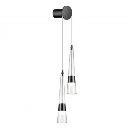 5044/24WL L-VISION ODL24 000 глянц.темн.хром/прозрачный/металл/стекло Бра LED 24W 3000K 2536Лм LUMP