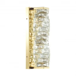 4999/10WL HALL ODL23 623 золотой/прозрачный/металл/хрусталь Бра LED 10W 4000K STRAZA