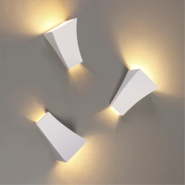3882/1W HIGHTECH ODL19 431 белый гипсовый Настенный светильник G9 1*25W GIPS