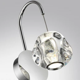 5084/5WL L-VISION ODL25 561 хром/прозрачный/металл/акрил Бра LED 5W 4000K 250Лм JEMSTONE