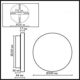 7073/15WL ECODESIGN ODL26 187 Настенный светильник бежевый/пробка/металл IP20 LED 15W 435Лм 3000K 220-240V CORK