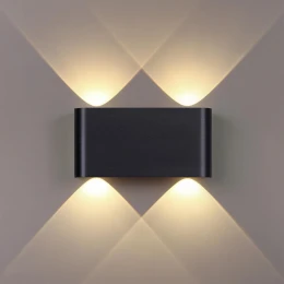 7191/4WL HIGHTECH ODL27 Настенный светильник черный браш./металл IP20 LED 4W 3000K 220V MAGNUM