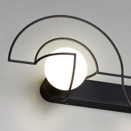 7196/6WL L-VISION ODL27 Настенный светильник металл/стекло/черный/белый IP20 LED 6W 3500K 220V FUTURUM