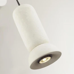 5054/1WE PENDANT ODL24 379 белый/металл/керамика Бра GU10 LED 4W KERAMA