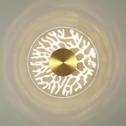 6627/9WL MIDCENT ODL24 000 античная бронза/металл/акрил Настенный светильник IP20 LED 9W 3000K 220V SOLARIS